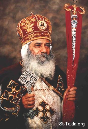 St-Takla.org Image: His Holiness Pope Shenouda III, the Coptic Pope # 117 صورة في موقع الأنبا تكلا: قداسة البابا المعظم الأنبا شنوده الثالث، بابا الإسكندرية وبطريرك الكرازة المرقسية رقم 117