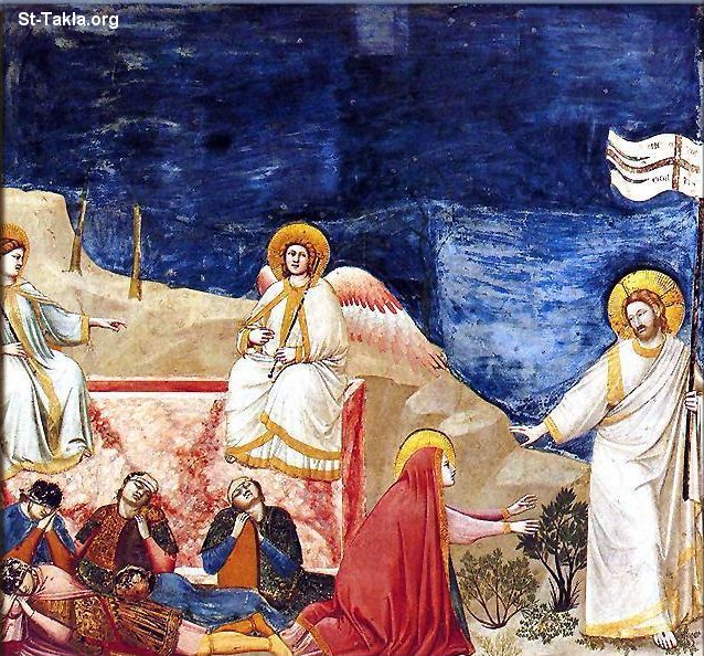 St-Takla.org Image: Apparitions of Jesus after Easter, No. 37 Scenes from the Life of Christ: 21. Resurrection (Noli me tangere), by Giotto di Bondone, 1304-06, Fresco, 200 x 185 cm, Cappella Scrovegni (Arena Chapel), Padua, Italy     :     :   37      (  )     1304-6   ( )  200185     ( ) ǡ 