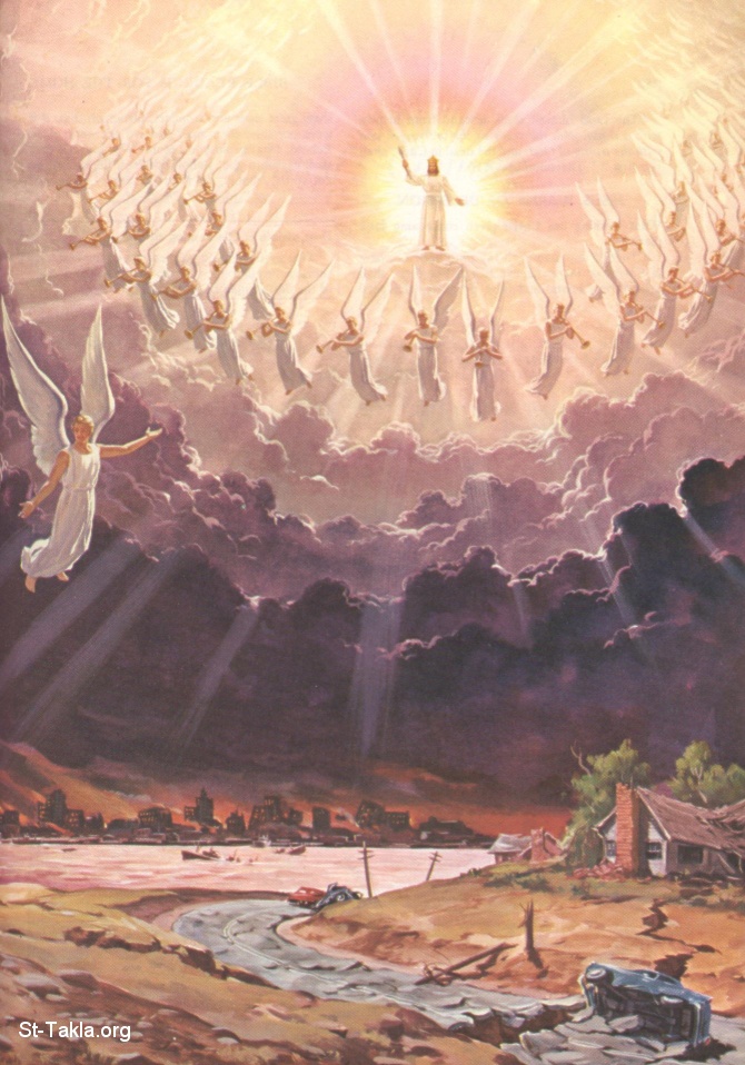 St-Takla.org         Image: The Second Coming of Jesus Christ صورة: المجيء الثاني للسيد المسيح يسوع