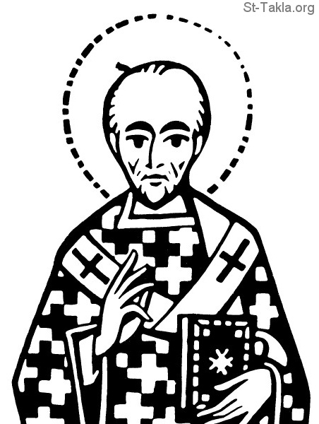 St-Takla.org Image: Saint John Chrysostom, Patriarch of Constantinople     :      