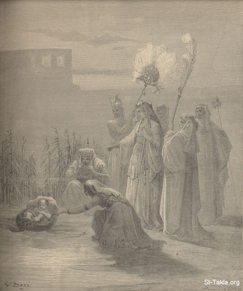 St-Takla.org Image: Moses by Gustave Dore     :     