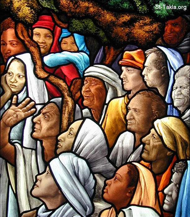 St-Takla.org Image: Stained glass designed and handpainted by Debora Coombs, 2004. Fabricated by Rambusch, Marbel Collegiate Church, New York, NY     :             ҡ 2004  ԡ      