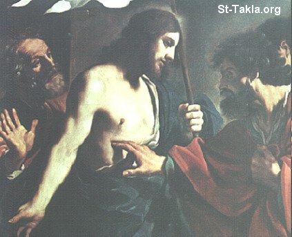 St-Takla.org Image: Portrait of the Apparition of Jesus to His Disciples     :      