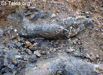 St-Takla.org Image: Pillow lava at Orange Mountain Basalt     :         