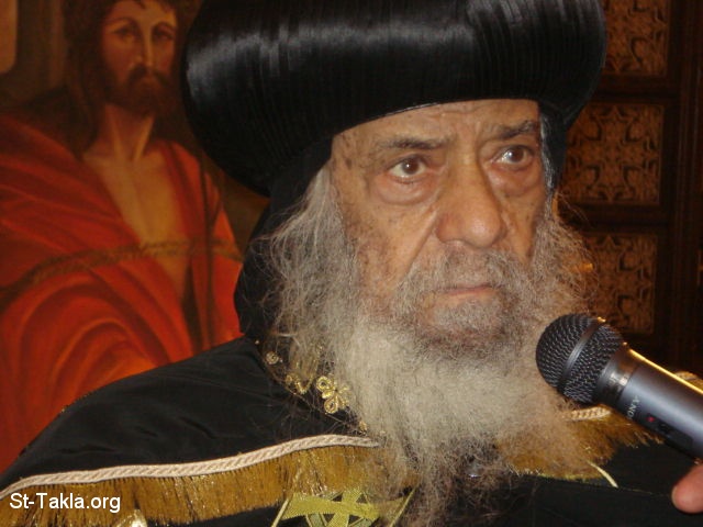 St-Takla.org Image: HH Pope Shenoda III     :    