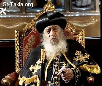 St-Takla.org Image: H. H. Pope Shenouda III     :    