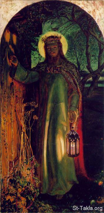 St-Takla.org Image: Light of the World portrait by Holman Hunt     :       