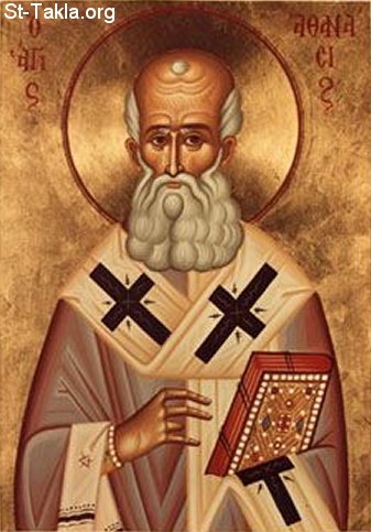 St-Takla.org         Image: Saint Athanasios the Apostolic icon :    