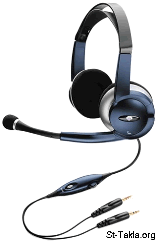 St-Takla.org Image: A blue black headset     :     